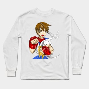 sakura in street fighter alpha Long Sleeve T-Shirt